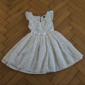 Cream Lace Dress